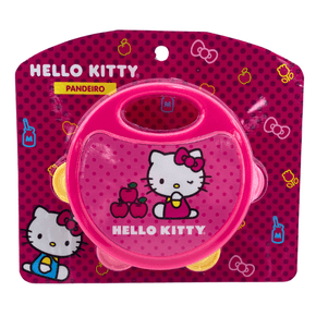 Instrumento Musical Infantil Pandeiro Hello Kitty Candide