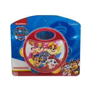 Instrumento Musical Infantil Pandeiro Patrulha Canina Candide