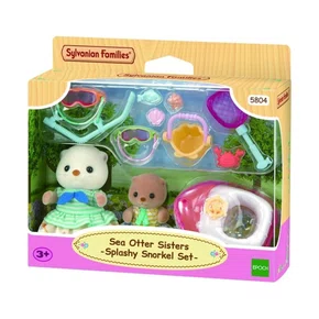 Irmãs Lontras-Marinhas Conjunto Snorkel Splash Sylvanian Families Epoch