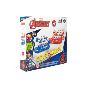 Jogo infantil cara A cara vingadores marvel estrela REF:1001603100127 6 anos  + no Shoptime