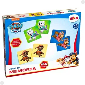 Jogo da Memória Patrulha Canina 24 Pares Elka 