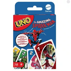 Jogo De Cartas Uno Marvel Spider Man Mattel