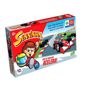 Jogo de Tabuleiro Acelera Senninha Pakitoys