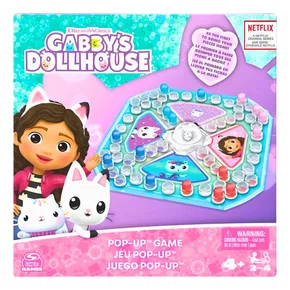 Jogo de Tabuleiro Ludo Plástico Gabby's Dollhouse Grow