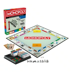 Jogo De Tabuleiro Monopoly Clássico Refresh Hasbro Games 