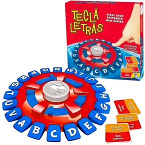 Jogo de Tabuleiro Tecla Letras Braskit 