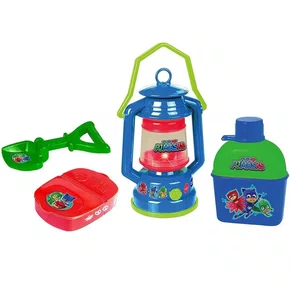 Kit de Acampamento com Lampião e Cantil  Aventureiros Pjmasks Candide