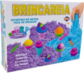 Kit Grande Areia de Modelar Brincareia Sorvetes de Areia Toyng