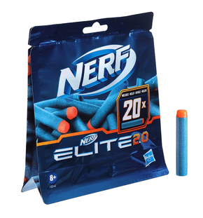 Kit Refil 20 Dardos Elite Nerf 2.0 Hasbro