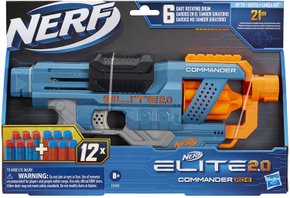 Lançador Commander RD-6 Nerf Elite 2.0 Hasbro