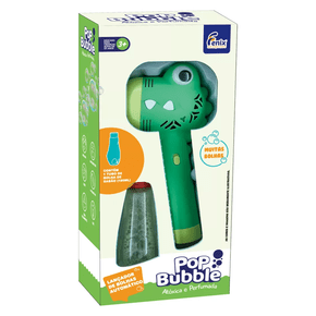 Lançador de Bolhas Pop Bubble Automático Dinossauro Fenix