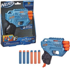 Lançador Trio TD - 3 Nerf Elite 2.0 Hasbro - Fátima Criança