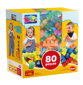 Mais Blocos 80 Peças Dismat