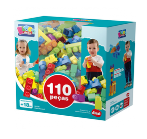 Mais Blocos ll 110 Peças Dismat