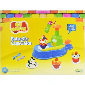 Massinha de Modelar Estação Cupcake Ki Massa Sunny
