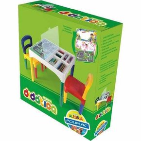 Mesinha Didática Infantil Com 2 Cadeiras Poliplac