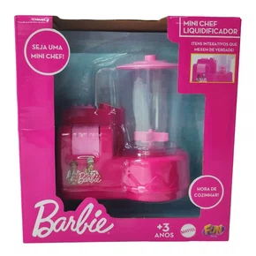 Mini Chef Liquidificador Barbie Fun 