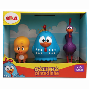 Mini Familia Galinha Pintadinha Elka
