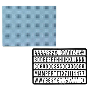 Mini Quadro Letreiro Azul Claro Bee Unique 