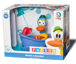 Monta e Encaixa Hora do Banho Pato do Pocoyo Cardoso