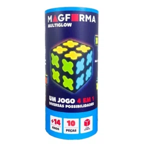 Multi Glow 10 Peças MagForma Steam Toy 