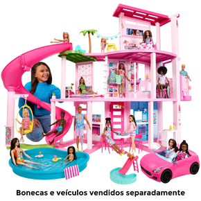 Conjunto Boneca Barbie Totally Hair Salão de Beleza Mattel