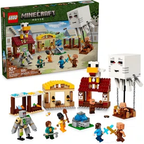  O Ataque do Balão Ghast À Vila Lego Minecraft Movie