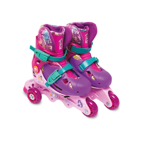 Patins Infantil 3 Rodas Ajustável Barbie Dreamtopia 29/32 Sem Acessórios Barão Toys