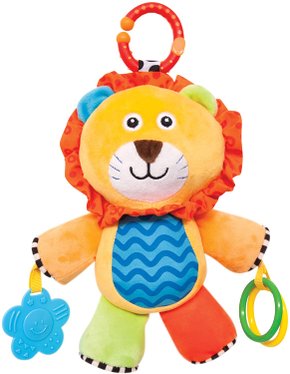 Pelúcia Leãozinho de Atividades Buba 