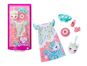 Barbie - Boneca Totally Hair com conjunto de jogo e cabeleireiro