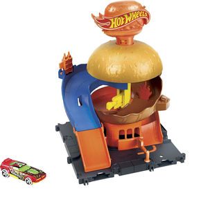 Pista Hot Wheels City Quartel dos Bombeiros Super Loop Mattel