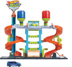 Pista Hot Wheels Monster Trucks Arena Smashers Desafio do Giro Tiger Shark  Mattel - Fátima Criança