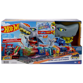 Pista Hot Wheels City Lava-Rápido Mega Tubarão Mattel