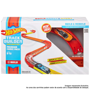 Pista Hot Wheels Conjunto de Curvas Premium Mattel