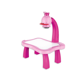 Play & Learn Mesa Projetora Para Desenhar Rosa Multikids
