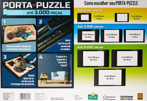 Porta Puzzle até 3000 Peças Grow 
