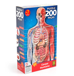 Puzzle Corpo Humano 200 Peças Grow