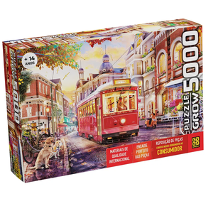 Puzzle Passeio de Bonde 5000 Peças Grow