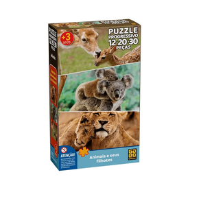 Puzzle 60 peças Gatinhos Fofinhos / Puzzle 60 pieces cuddly