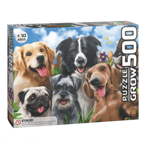 Puzzle Selfie Pets 500 Peças Grow 