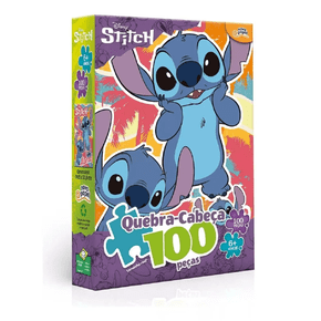 Quebra Cabeça 100 Peças Disney Stitch Toyster 