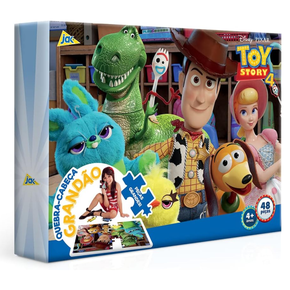 Quebra Cabeça Grandão Toy Story 4 48 Peças Toyster