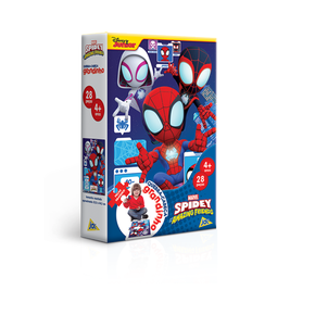 Quebra Cabeça Grandinho Marvel Spidey and his Amazing Friends 28 Peças Toyster