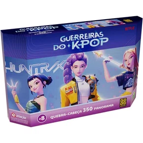 Quebra Cabeça Panorama Guerreiras do K-Pop 350 Peças Grow