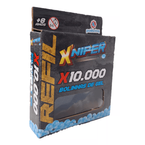 Refil Bolinhas de Gel Para Xniper Com 10.000 Unidades Polibrinq