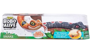 Serpente Deslizante Cinza Robô Alive Zuru Candide