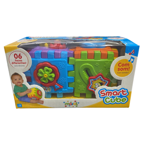 Smart Cube Caixa com Som Cubo Didático Maral