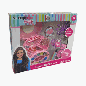 Super Kit Princesa Maquiagem My Style Beauty Multikids