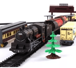 REVIEW de brinquedos - Locomotiva expresso ii braskit com tuneo - Trem de  brinquedo a pilha 