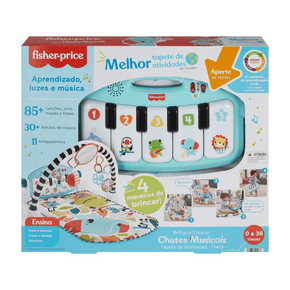 Tapete de Atividades Piano Brilhar e Crescer Chutes Musicais Fisher-Price